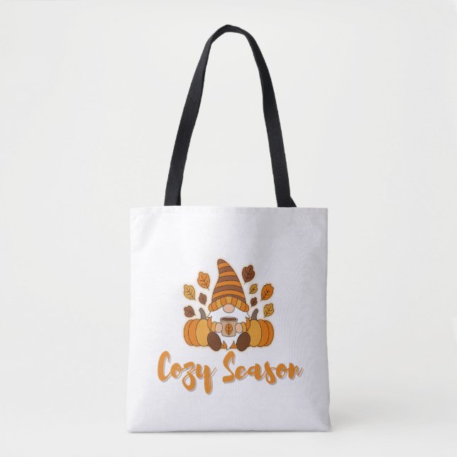 Cosy Season | Fall Aesthetic Design for Autumn Lov Tote Bag (Front)