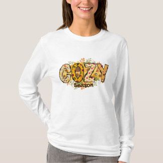 Cosy Season Floral Long Sleeve T-shirt