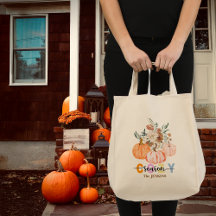 Cosy Season Harvest Blooms Personalise Name