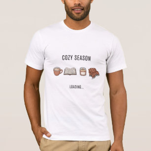 Cosy Season Loading Autumn Aesthetic T-Shirt