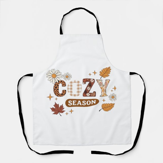 Cosy Season Oversized T-Shirt Apron (Front)