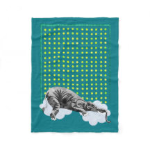 Cosy Sleeping Elephant Baby's Quilt