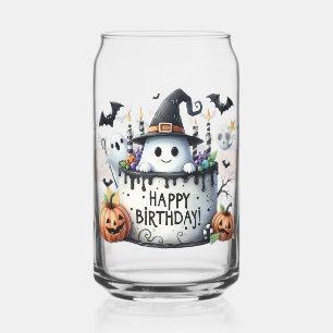 Cosy Sleeping Ghost Pumpkin Glass