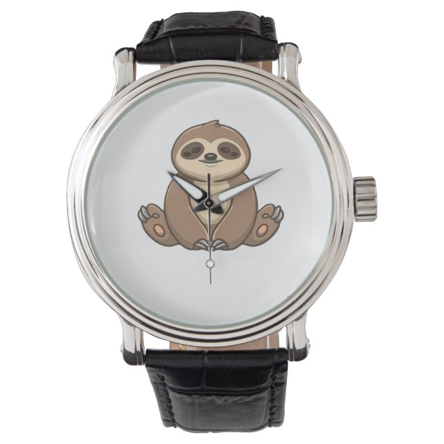 Cosy Sloth Classic T-Shirt Watch (Front)