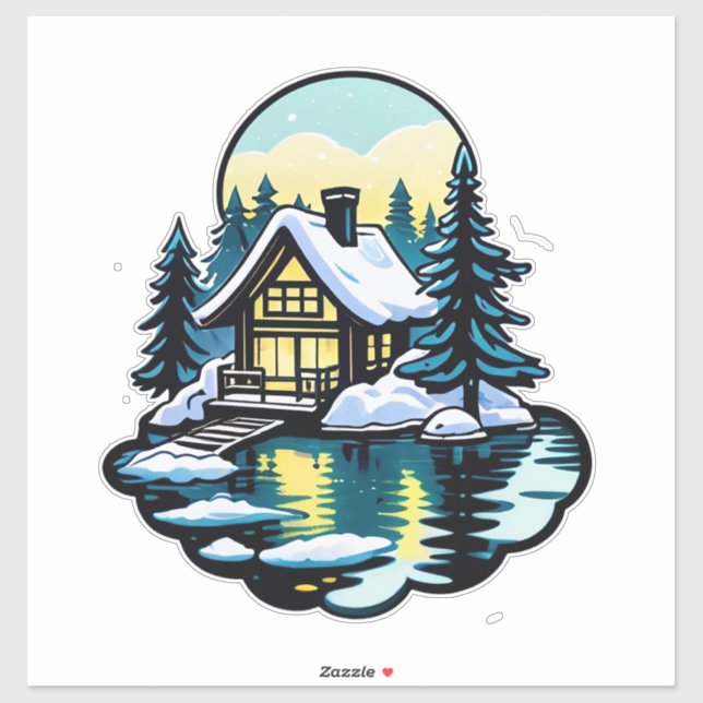Cosy Snowy Cabin (Sheet)
