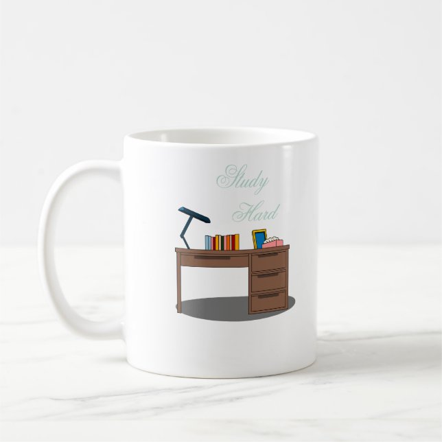 Cosy Study Desk Mug (Left)