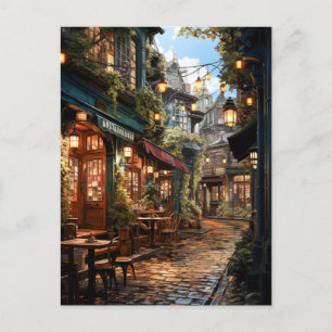 Cosy Summer Alley Postcard