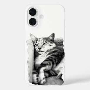 Cosy Tabby Cat Portrait Phone Case