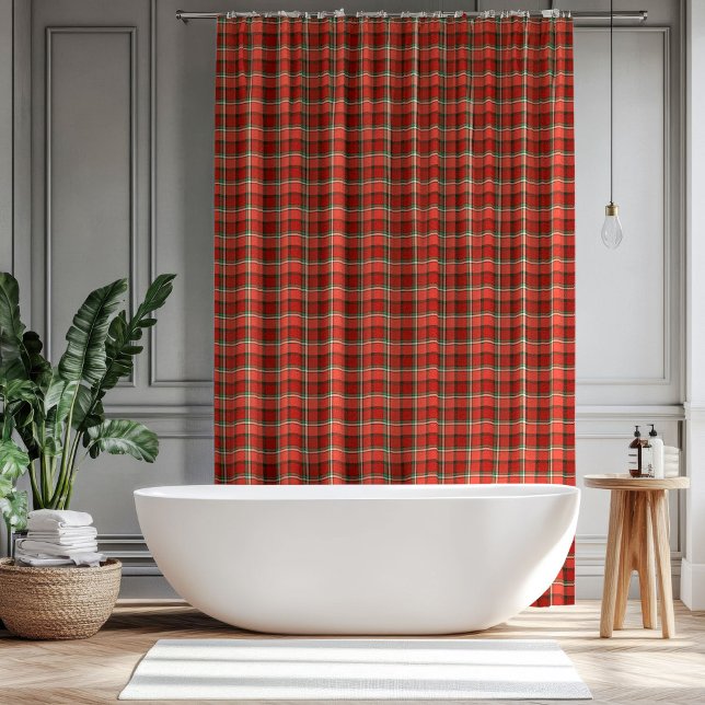 Cosy Tartan Curtain Traditional Holiday Gift Look (Cozy Tartan Curtain Traditional Holiday Gift Look)