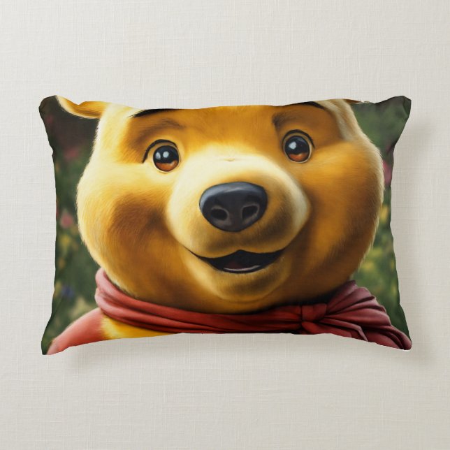 Cosy Teddy Bear Cushion – Soft and Adorable Accent (Front)