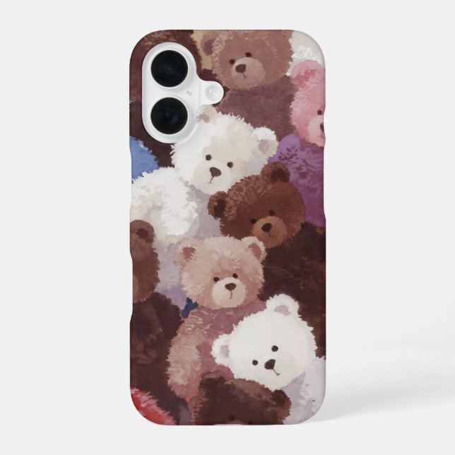 Cosy Teddy Bears Case (Back)
