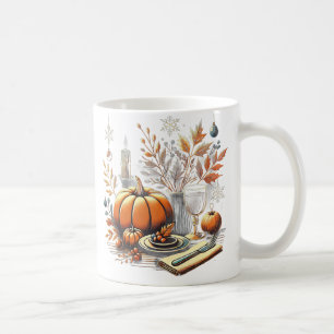 Cosy Thanksgiving to Winter Holiday Table Decor Coffee Mug
