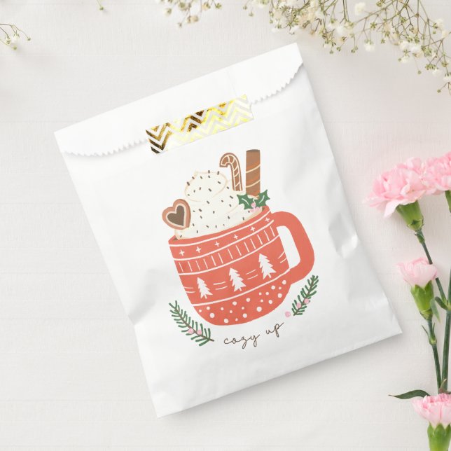 Cosy Up hot chocolate Christmas  Favour Bag (Sealed)