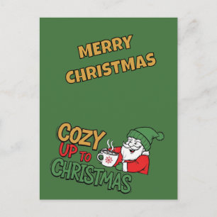 Cosy Up to Christmas Postcard