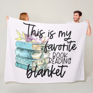 Cosy up with Your Favourite Book Fleece Blanket