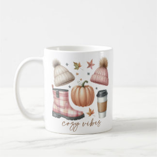 Cosy Vibes Fall-Themed Coffee Mug