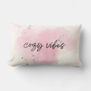 Cosy Vibes Pillow – Soft Pastel Water Throw Pillow