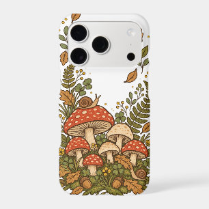 Cosy Vintage Botanical Woodland Mushroom Forest 