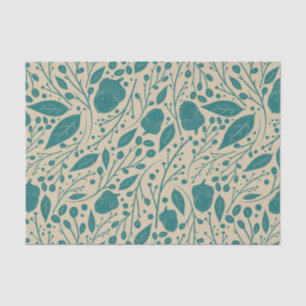 Cosy Vintage Christmas Bliss Blue Tissue Paper