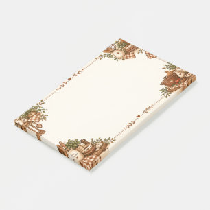 Cosy Vintage Kitchen & Baking Illustration Post-it Notes