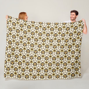 Cosy warm fleece blanket