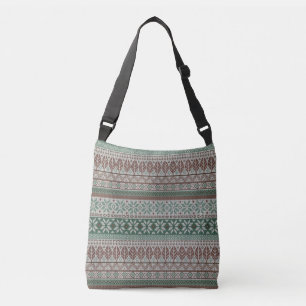 Cosy warm knitting crossbody bag