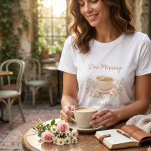 Cosy Watercolor Coffee & Floral Illustration