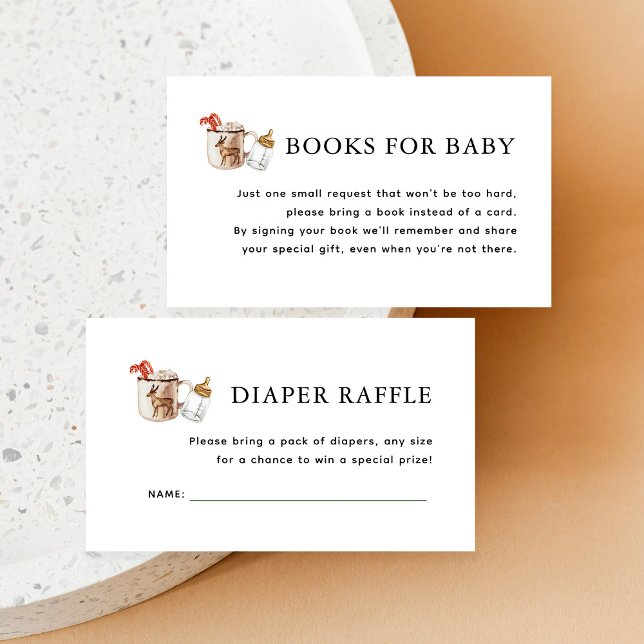 Cosy Winter Baby It's Cold Outside Book Request Enclosure Card (Creator Uploaded)