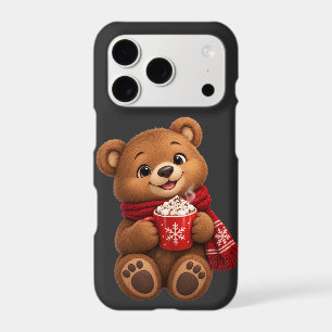 Cosy Winter Bear Hot Cocoa iPhone 17 Pro Case