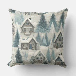 Cosy Winter Cabin  Cushion