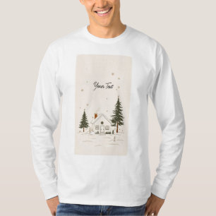 Cosy Winter Cabin Long Sleeve T-Shirt
