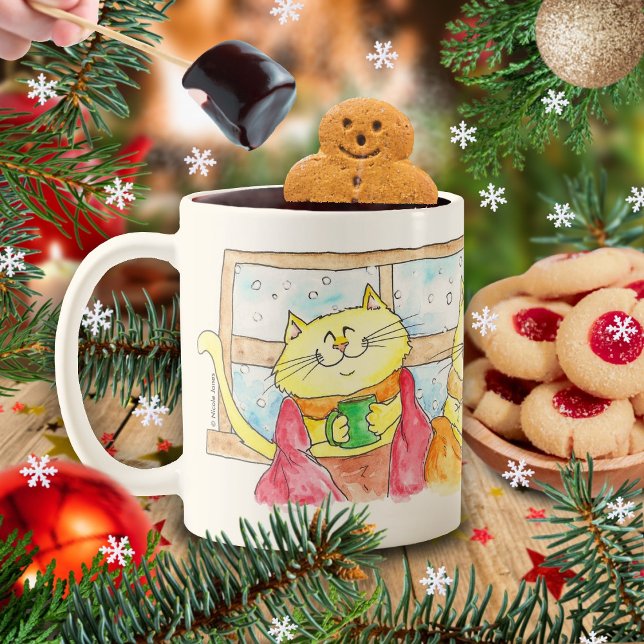 Cosy Winter Cats MUG by Nicole Janes (Creator Uploaded)