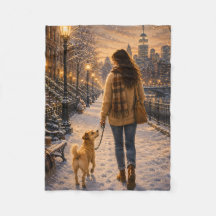 Cosy Winter Evening Walk with My Best Friend