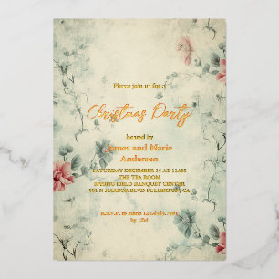 Cosy Winter Floral Christmas Party