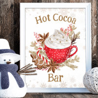 Cosy Winter Hot Cocoa Bar Cookies Christmas