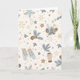 Cosy Winter Magic | Elegant Minimalist Winter Desi Card