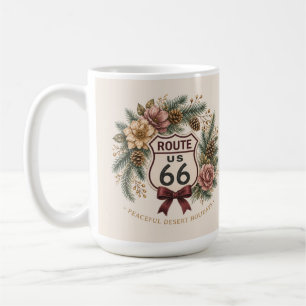 Cosy Winter Morning Route 66 Centennial Peace Coffee Mug
