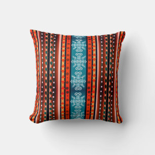 Cosy Winter Pattern Throw Pillow