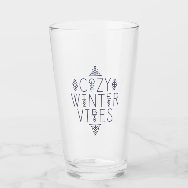 Cosy Winter Vibes Design Glass (Front)
