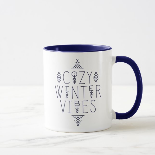 Cosy Winter Vibes Design Mug (Right)
