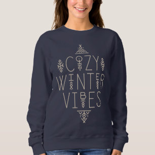 Cosy Winter Vibes Design Sweatshirt