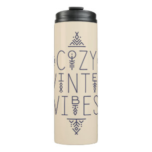 Cosy Winter Vibes Design Thermal Tumbler