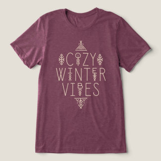 Cosy Winter Vibes Design Tri-Blend Shirt