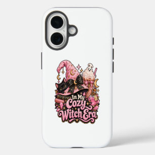 Cosy Witch Era Cute Pink Halloween iPhone 16 Case