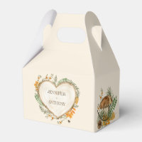 Cosy Woodland Cottagecore Wooden Heart Wedding