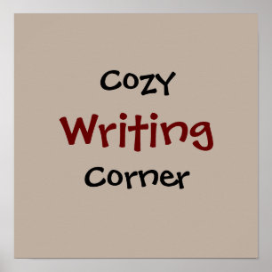 Cosy Writing Corner Poster