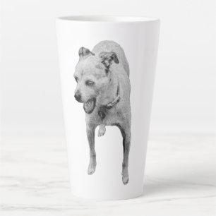 Cosy Yawn for Autumn Nights Latte Mug