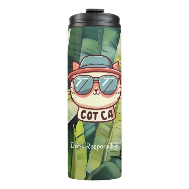 Cot Ca cool cat bottle (Front)