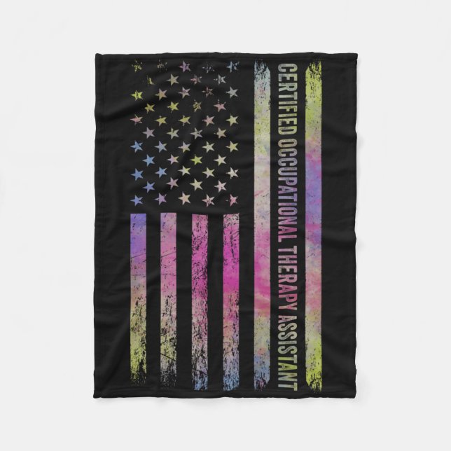 Cota Appreciation Certified Occupational Therapy I Fleece Blanket (Front)