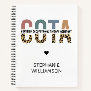 COTA Certified Occupational Therapy Assistant Notebook